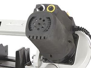 Klutch Benchtop Metal Cutting Band Saw - 5in. x 4 7/8in., 400 Watts, 110–120V