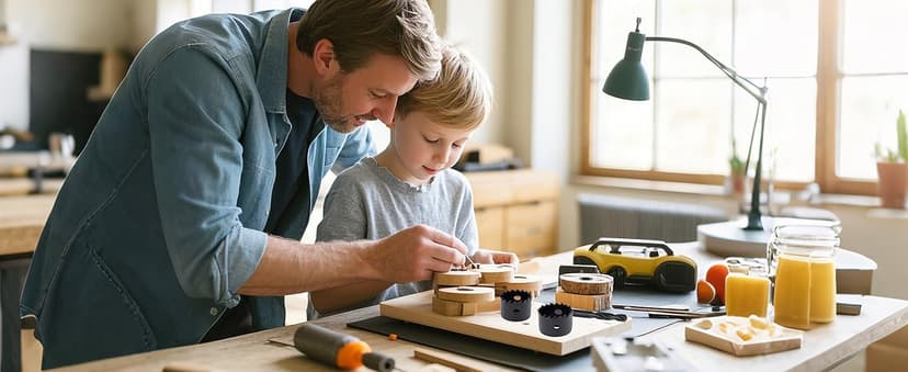 KATA 6PCS Hole Saw Kit 1-1/4" to 2-1/8"(32-54mm) Hole Saw Set in Case with Mandrels and Hex Key for Soft Wood, PVC Board, Plywood