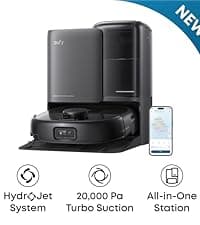 eufy Robot Vacuum 11S MAX, Super Thin, Powerful Suction, Quiet, Self-Charging Robotic Vacuum Cleaner, Cleans Hard Floors to Medium-Pile Carpets, Black