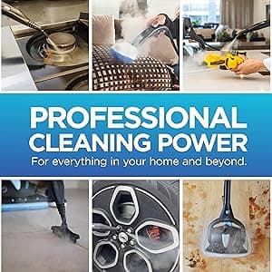 Euroflex Vapour Pro 20-Piece Steam Mop with Built-In All-in-One Portable Steam Cleaner; Ranked #1 by Good Housekeeping; 295°F & 50 PSI; Kills 99.9% Bacteria & Viruses (H1N1); 5-Year Warranty