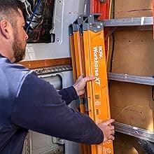 BORA Workhorse XT Saw Horses 2 Pack Folding Heavy Duty Adjustable Height Sawhorse Pair with Adjustable Legs, Heavy Duty Saw horse for Contractors Portable Workbench w/Built in Bottle opener PM-3360T