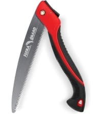 FLORA GUARD 7.7-Inch Folding Saw, Pruning Hand Saw with Triple-Cut Razor Teeth for Wood Cutting, Tree Trimming, and Camping