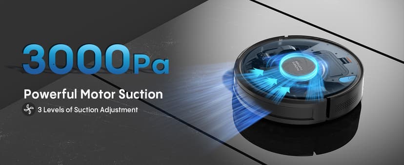 Robot Vacuum and Mop: 2-in-1 Robot Vacuum Cleaner 3000Pa Strong Suction & Tangle-Free & Alexa/APP Control & Self-Charging, Schedule Cleaning Robotic Vacuum for Pet Hair, Hard Floor, Carpet