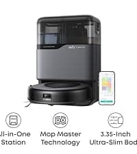 eufy Robot Vacuum 11S MAX, Super Thin, Powerful Suction, Quiet, Self-Charging Robotic Vacuum Cleaner, Cleans Hard Floors to Medium-Pile Carpets, Black