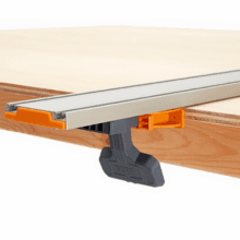 BORA 100" NGX Clamp Edge, Straight Cut Guide for Circular Saws, Aluminum, Includes 50-Inch Clamp Edge & 50-Inch Extension for 100-Inch Cutting Length, 544100