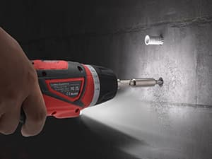 Cordless Electric Screwdriver Set, 8V 10Nm Rechargeable Power Electric Drill, Battery Screw Gun with Driver Bit, 320RPM/10+1 Torque, 2 Position Handle, Flexible Shaft LED Light (Red, 28Pcs)