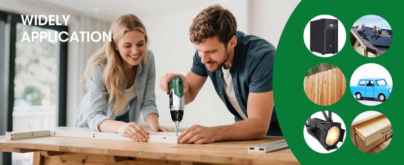 Electric Screwdriver Cordless Set, 3.6V Power Screwdriver Rechargeable with Light, Green Screw Gun with Pivoting Handle and Drill, 49 Pcs Accessories, 6+1 Torque Setting, 2000 mAh Battery