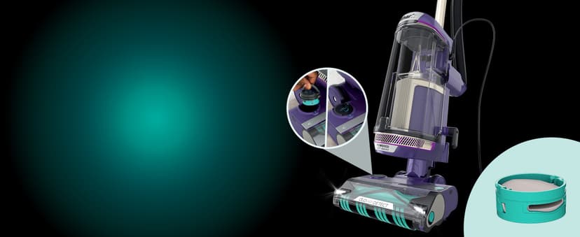 Shark POWERDETECT Upright Vacuum Cleaner with HEPA Filter, Heavy Duty Vacuum with Powerful Suction for Pet Hair Pickup, DuoClean Technology, Powered Lift-Away, Ideal for Carpets & Hardfloors, AZ4002