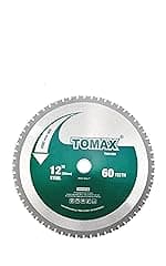 TOMAX 14 Inch 72 Tooth Industrial Level Steel and Ferrous Metal Saw Blade with 1 Inch Arbor