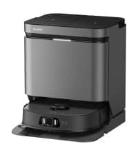 Eureka J15 Pro Ultra Robot Vacuum and Mop with Self Emptying Base, 16,200 Pa Suction, Flex-Arm Design Mop, Auto Mop Hot Water Washing & Hot Air Drying, Anti-Tangle, AI Obstacle Avoidance, Black