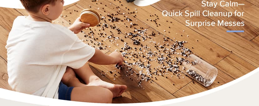 LEVOIT Cordless Vacuum Cleaner, Stick Vac with Tangle-Resistant Design, Up to 50 Minutes, Powerful Suction, Rechargeable, Lightweight, and Versatile for Carpet, Hard Floor, Pet Hair, White&Blue