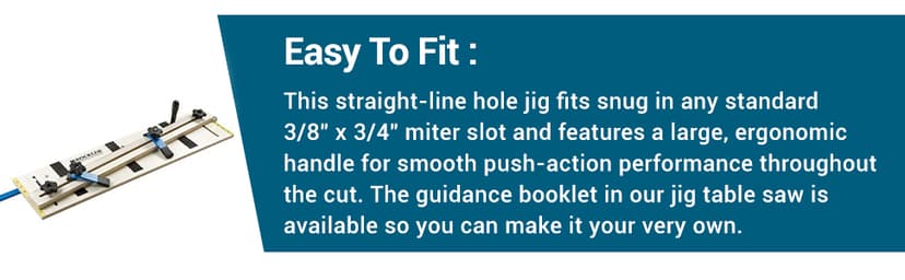 Rockler Taper Jig/Straight Line Jig - Power Tool Accessory Jigs Makes Tapered Cuts Fast - Wood Cutting Jig is Perfect for Chair Legs - Hardware Jig Includes 36” Miter Bar – Table Saw Accessories