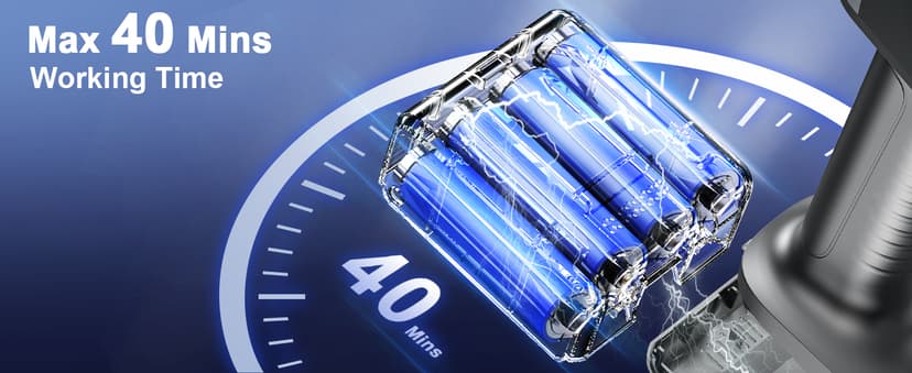 Cordless Vacuum Cleaner, Stick Vacuum Cleaners with 150AW Powerful Suction, Tangle-Free Tech for Home with LED Display for Carpet Hardwood Floor Pet Hair Car Cleaning