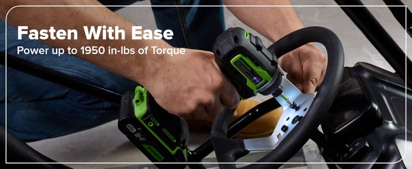 Greenworks 24V Cordless Brushless 400 in-lbs Drill/Driver+1950 in-lbs Impact Driver Combo,High Torque, Lightweight, (2) 2.0Ah USB-C Batteries(12,000mAh Power Bank) and 65W USB-C Fast Charger(3-Port)