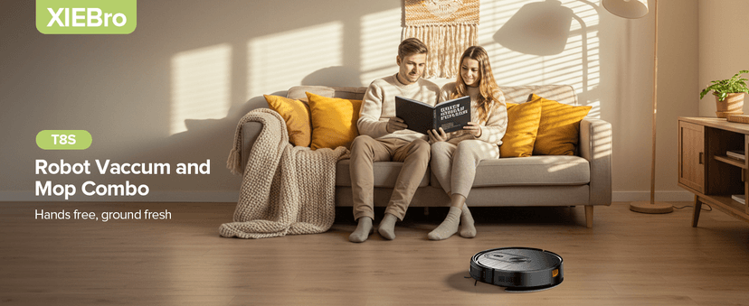 Robot Vacuum and Mop Combo, Vacuuming & Mopping 2 in 1 Robot 3200Pa Max Suction,with Schedule, App/Bluetooth/Voice, Self-Charging Robot Vacuum Cleaner, Slim, Ideal for Pet Hair, Hard Floor, Carpet
