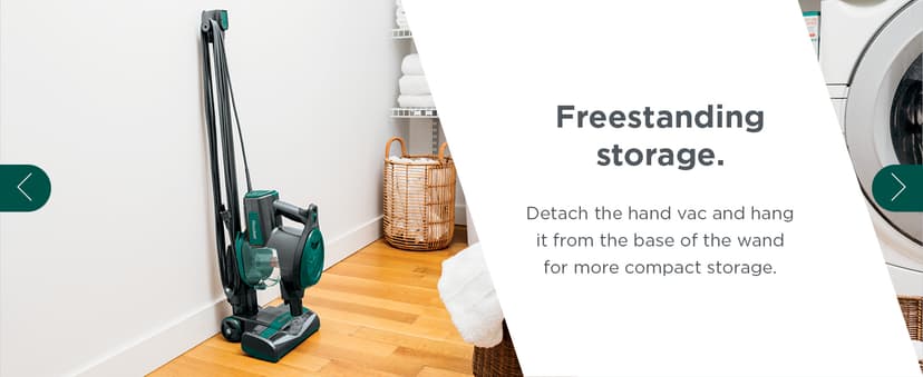 Shark Corded Stick Vacuum, Ultra-Lightweight, Swivel Steering, Powerful Deep-Cleaning, Floor-to-Ceiling Versatility, Converts to a Handheld Vacuum, Carpets & Hardfloor, Green, CS110EM