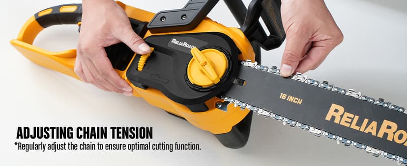 16-Inch Brushless Chainsaw, 40V (2 x 20V MAX) Cordless Battery Powered Chain Saw Compatible DeWALT Battery, Ideal for Wood/Tree Cutting, Pruning, Tool Only (Battery Not Included)