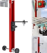 New 4 in 1 Router Milling Groove Bracket, Aluminum Alloy Router Circle Cutting Jig, Multifunctional Router Guide for Cutting Circles, Adjustable Router Jig Tool for Woodworking (Rose Red)