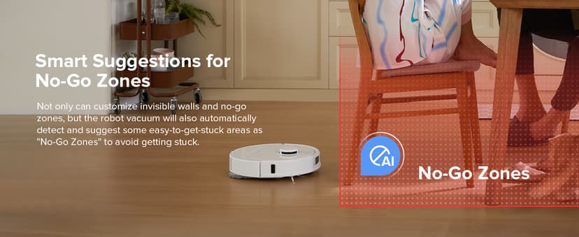 roborock Qrevo Series Robot Vacuum and Mop, 8000Pa Suction, Upgraded from Qrevo S, Anti-Tangle Brush, Smart Obstacle Avoidance, Auto Mop Washing, All-in-One Dock, 200RPM Spinning Mops, White(QV 35A)