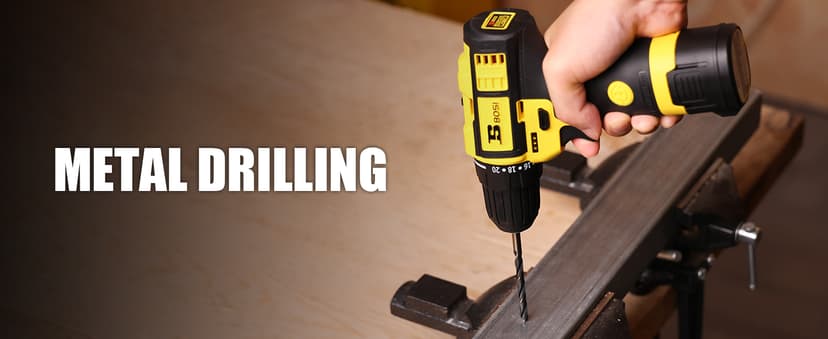 BOSI TOOLS Brushless Cordless Drill Set 16.8V Power Drill Driver Kit with 2 2000mAh Batteries and Charger 3/8-Inch Keyless Chuck 2 Speed 20+1 Position Torque Setting 27pcs Drill Screwdriver Bits