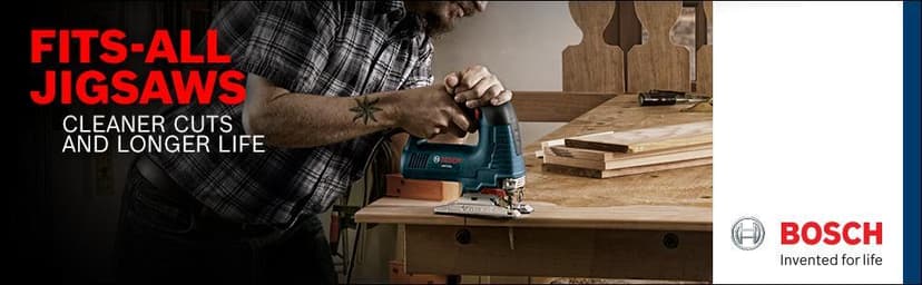 Bosch T102H 3-Piece 3 In. 10 TPI Clean for PVC High Carbon Steel Jig Saw Blades