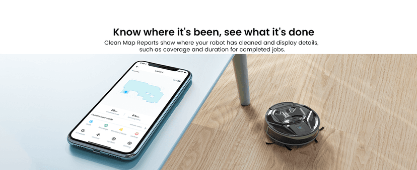 Lefant M320 Robot Vacuum Cleaner, Carpet Detection, 6,000 Pa Suction, Low Noise, 800ml Visible Dustbin, 210 Mins Runtime, Self-Charging, Works with Alexa, Ideal for Hard Floor, Pet Hair, Black