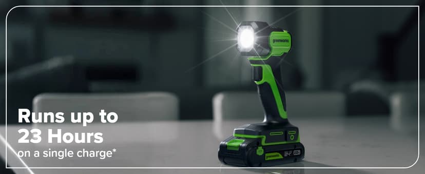 Greenworks 24V Cordless Brushless 4PCs Combo, 400 in-lbs Drill/Driver+1950 in-lbs Impact Driver +6.5" Circular Saw +200LM Flashlight, 2.0Ah+4.0Ah Batteries (24,000mAh Power Bank) 65W USB-C Charger