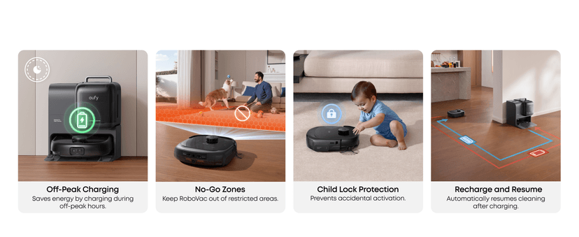 eufy E28 Omni Robot Vacuum and Mop Combo,HydroJet System,with Portable Deep Cleaner for Carpet,20,000Pa Turbo Suction,Zero-Tangling,Corner to Edge Deep Cleaning,with auto All-in-One Station