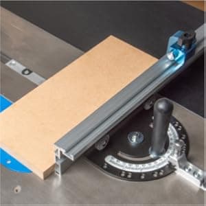 DuBois 51007 Table Saw Miter Gauge Fence System w/ 13 Precise Angle Stops & Standard 3/4”x 3/8”T-Slotted Miter Bar w/T-Slot Plate, Includes T-track Miter Fence, T-track Flip Stop, SEA/Metric Scale