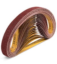 S SATC 3x18 Sanding Belts 20PCS Belt Sander Paper Aluminum Oxide (3 Each of 60/80/120/150/240/400 Grits & 2 of 40 Grits) Ideal for Wood Metal Paint Sanding