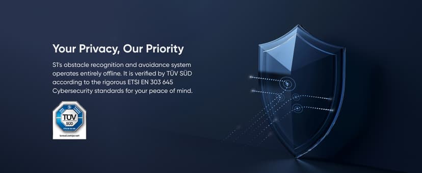 eufy S1 with All-in-One Station, HydroJet Robot Vacuum and Mop Combo, 8,000 Pa Suction, Smart Obstacle Avoidance, Multi-Level Mapping, Mop Auto-Retraction, Perfect for Pet Hair