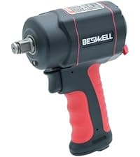 BESWELL® 1/2" High Torque Air Impact Wrench with Up to Real 1180 Foot-Pounds Max Loosen Torque Output-BW-112BN