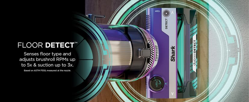 Shark POWERDETECT Upright Vacuum Cleaner with HEPA Filter, Heavy Duty Vacuum with Powerful Suction for Pet Hair Pickup, DuoClean Technology, Powered Lift-Away, Ideal for Carpets & Hardfloors, AZ4002