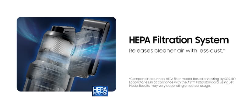 Samsung Bespoke AI Jet Ultra Cordless Stick Vacuum with All-in-One Clean Station, 400AW Powerful Suction, Long Battery Life, Anti-Tangle Pet Tool, 2025, Satin Black, VS90F40DMK/AA