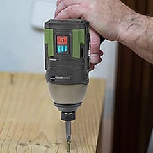 17V Brushless Screwdriver, 140Nm Cordless Impact Driver Set with 3 Adjustable Speed, 2 Batteries and Led Work Light