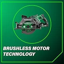 Metabo HPT 36V MultiVolt 7-1/4 Inch Rear Handle Circular Saw, Cordless Circular Saw with 36V Battery, Lightweight Design, 53° Bevel Capacity, Brushless Motor, Electric Brake, C3607DWA