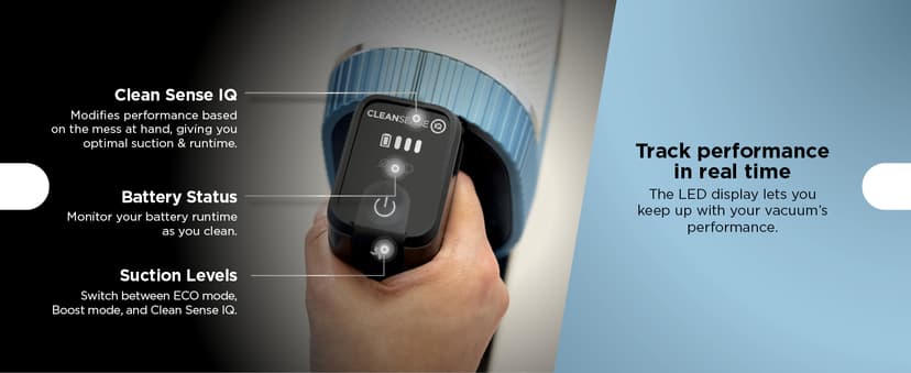 Shark IZ562H Cordless Pro Vacuum with Clean Sense IQ and Odor Neutralizer, PowerFins Plus Brushroll, Includes Duster Crevice & Pet Tool, Up to 40 Minute Runtime, Light Blue, Without MultiFLEX