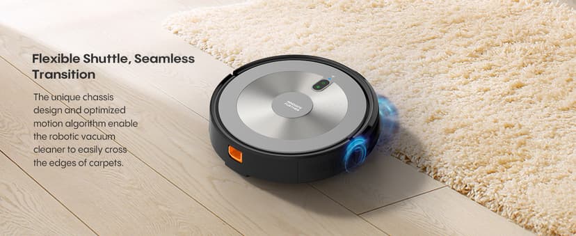 Robot Vacuum Cleaner - 2-in-1 Robot Vacuum and Mop Combo, 2500Pa Suction, Smart Navigation, Alexa & Google Assistant Compatible, Auto Recharge, Anti-Fall, Pet Hair Removal, Z-Shape Cleaning Mode