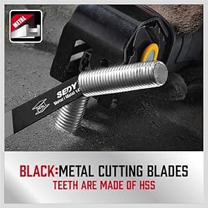 36-Piece Ultimate Reciprocating Saw Blade Set - Premium Saw Blades, Durable Wood & Metal Cutting Blades with Storage Pouch, Long-Lasting Pruning Blades