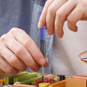 jar-owl 21V Tool Set with Drill, 350 in-lb Torque, 0-1350RMP Variable Speed, 10MM 3/8'' Keyless Chuck, 18+1 Clutch, 1.5Ah Li-Ion Battery & Charger for Home Tool Kit