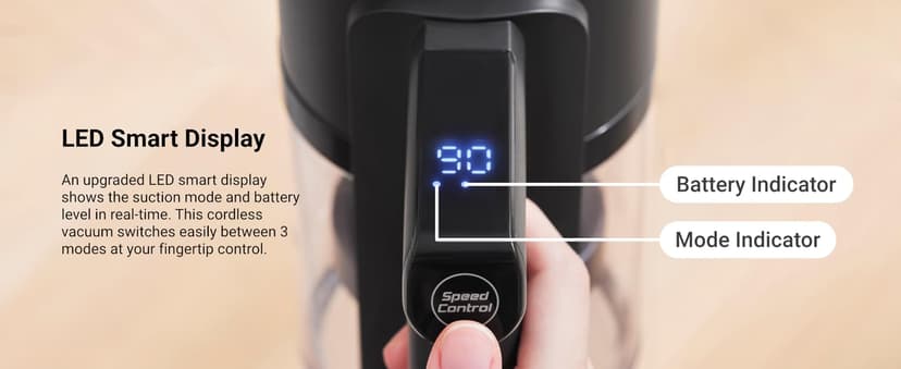 Eureka Lightweight Cordless Stick Vacuum Cleaner Convenient for Hard Floors, Rechargeable Handheld Vacuum Cleaner Portable with Powerful Motor Efficient Suction, RapidClean Ultra NEC370GR, Moss Green