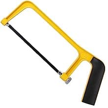 6-inch Mini Hacksaw and Miter Block Set - 150 mm Cutting Hand Saw with Bi-metal Blade