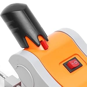 45° Miter Mini Benchtop Cut-Off Saw,Hobby Crafts Mini Cuts Wood Metal W/Clamping Tool,Adjustable Cutting Angle & 7800r/Min For Metal Wood Plastic.