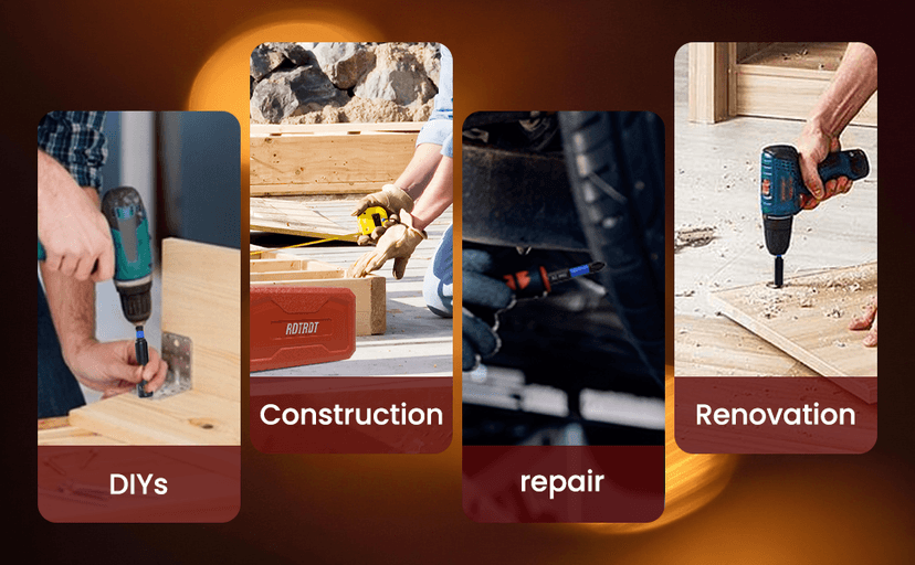 39-Piece Magnetic Nut Driver Set, Includes Metric & SAE Impact Driver Bit Set, Bit Extension & Drill Bit Adapter | 1/4" Hex Shank | Cr-V Steel, Screwdriver Bits, Bit Holder, Slotting Tool Box