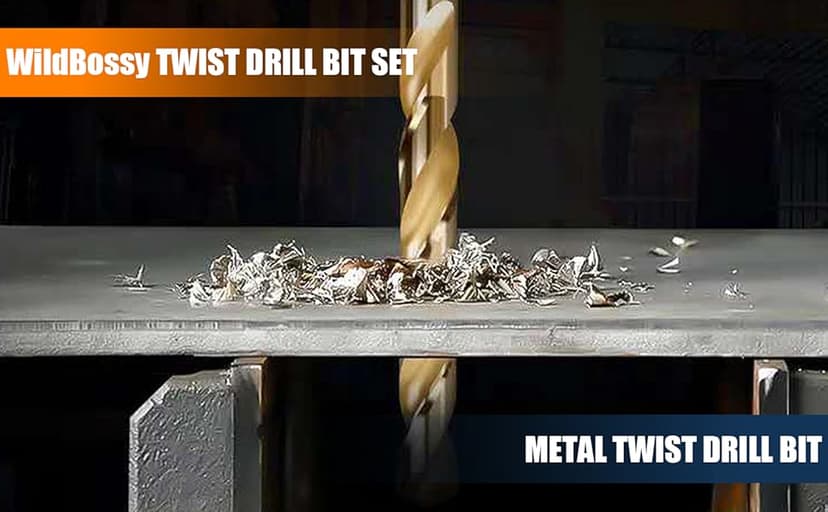 M35 Cobalt Drill Bit Set 20PCS(1/16"-1/2") High Speed Steel Jobber Length Drill Bit Kit for Hardened Metal with Index Storage Case