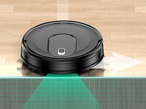 W6+ Robot Vacuum Cleaner,2800Pa Suction,720ml Large Capacity,120 Mins Runtime,Self-Charging Slim Robotic Vacuums,APP/Voice/Remote Control,No Entanglement Suction Port Ideal for Pet (Black)