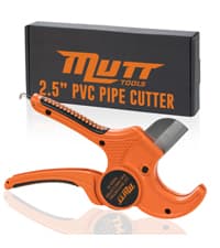 Mutt Tools Mini Hacksaw for Metal with 10-inch Bi-Metal Blade for Precision Cutting - Compatible with 10" and 12" Blades - Small Cutting Saw