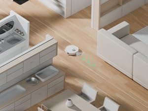 Robot Vacuum with All-in-One Station, Dual Mops with 12 mm Auto-Lift and Carpet Detection, Auto Dust Collection, 6000 Pa Suction, 180 Mins Runtime, Auto Mop Washing & Drying