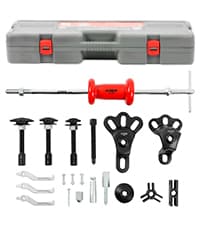 ARES 70606-1/2-Inch Manual Reversible Impact Driver - Flathead 5/16 & 3/8 and Phillips #2 & #3 Bits for Most Common Applications - Disengage Brake Caliper Screws, Rusted Fasteners or Frozen Bolts