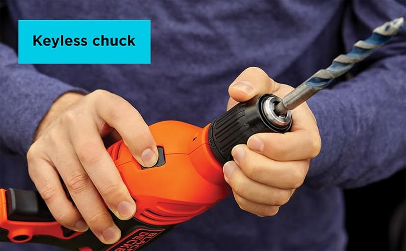 BLACK+DECKER Hammer Drill, 6.5-Amp, 1/2-Inch (BEHD201)